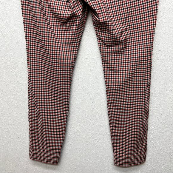 Hollister Gingham Ankle Pants Womens Medium Academia Office Career Workwear Chic - Picture 9 of 13